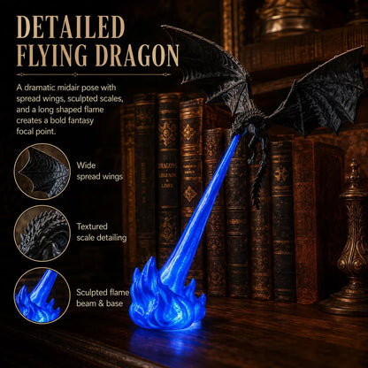 Dragon Flame Decoration 3D Dragon Flame LED