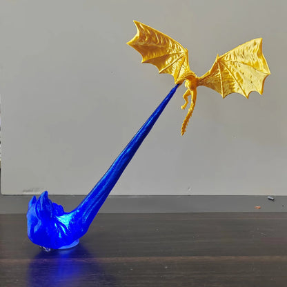 Dragon Flame Decoration 3D Dragon Flame LED